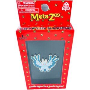 MetaZoo Mothman 1st Edition‎ Pin and Promo cards! Limited Print IN HAND!